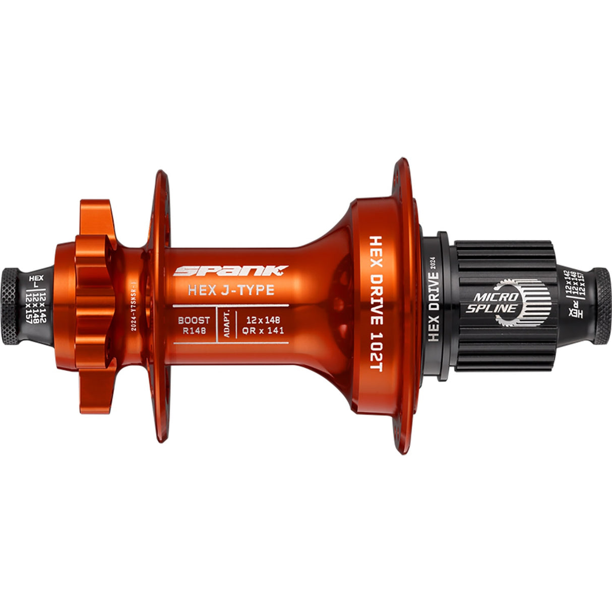 Maza trasera SPANK HEX J-TYPE Boost R148 Microspline Hub