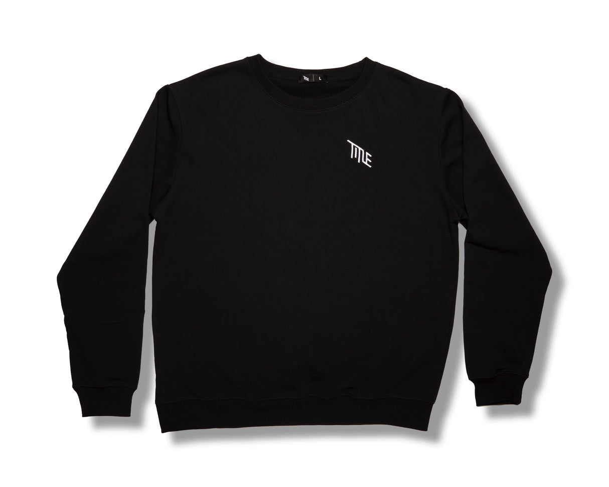 Poleron Crew Neck TITLE - NEGRO