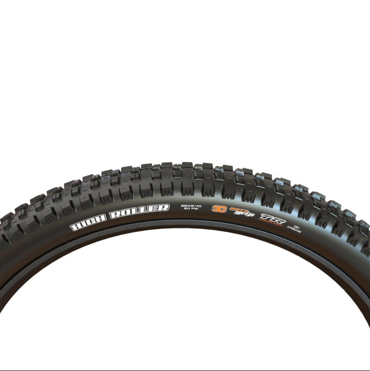 Maxxis High Roller III 29 x 2.4″ WT 3C MaxxGrip TR DH Casing.