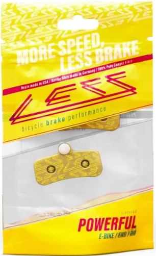 Pastillas LESS BRAKES Powerful 908 para Hope E4