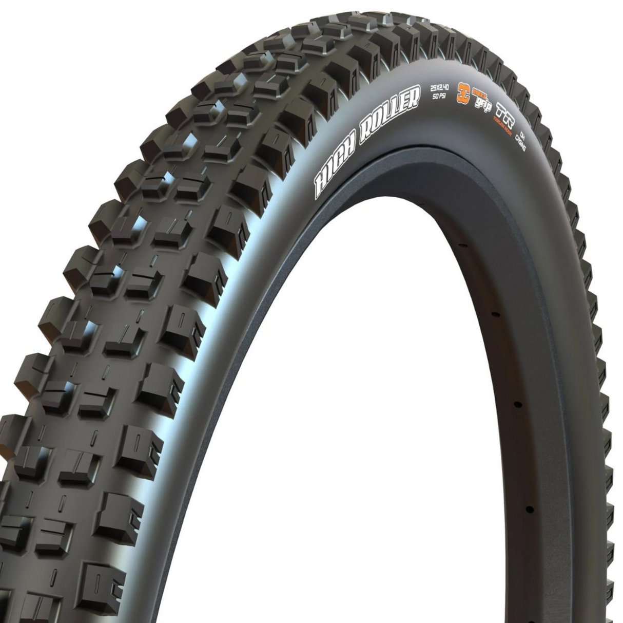Maxxis High Roller III 29 x 2.4″ WT 3C MaxxGrip TR DH Casing.