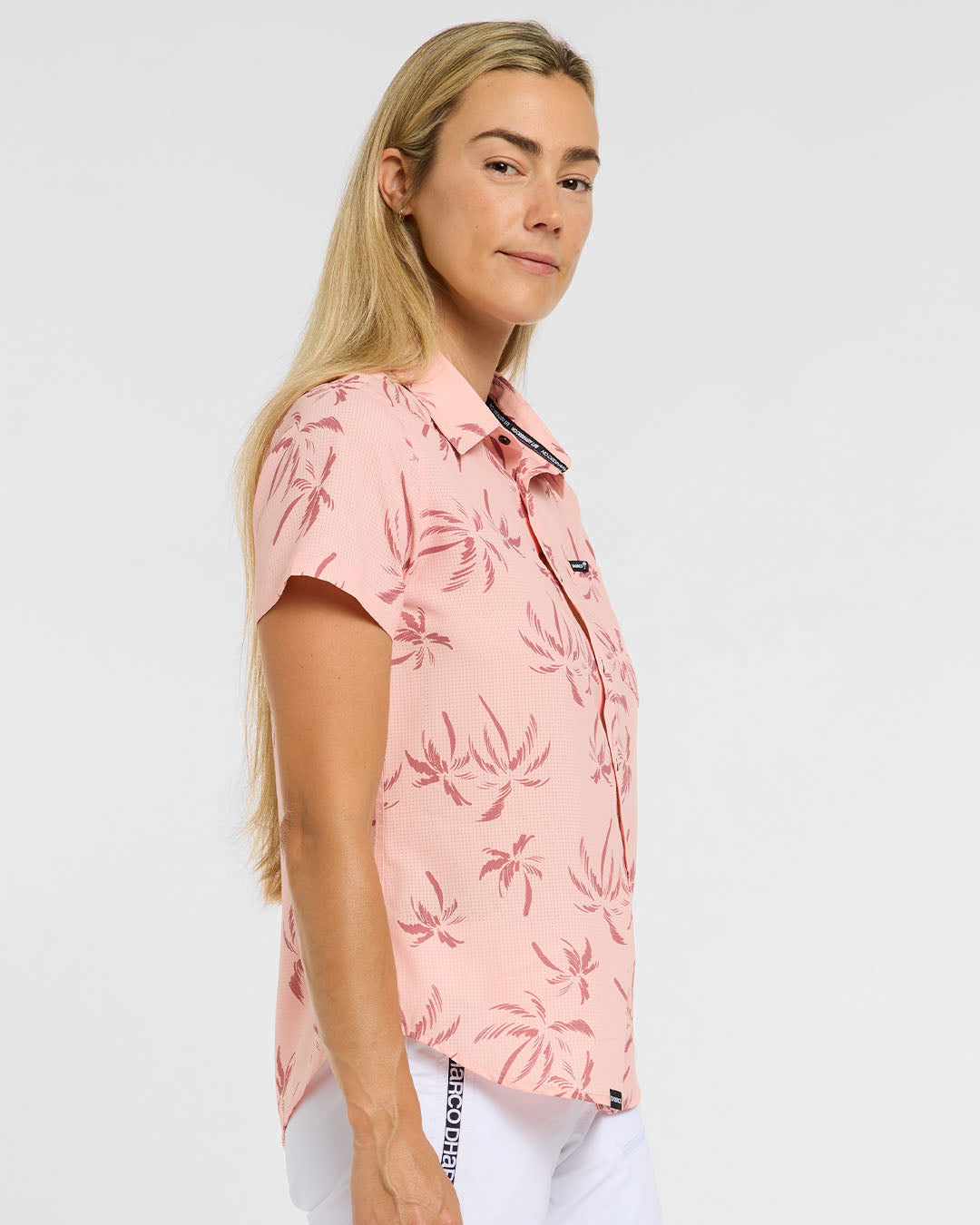 Camisa de fiesta tecnológica para mujer | Pink Palm