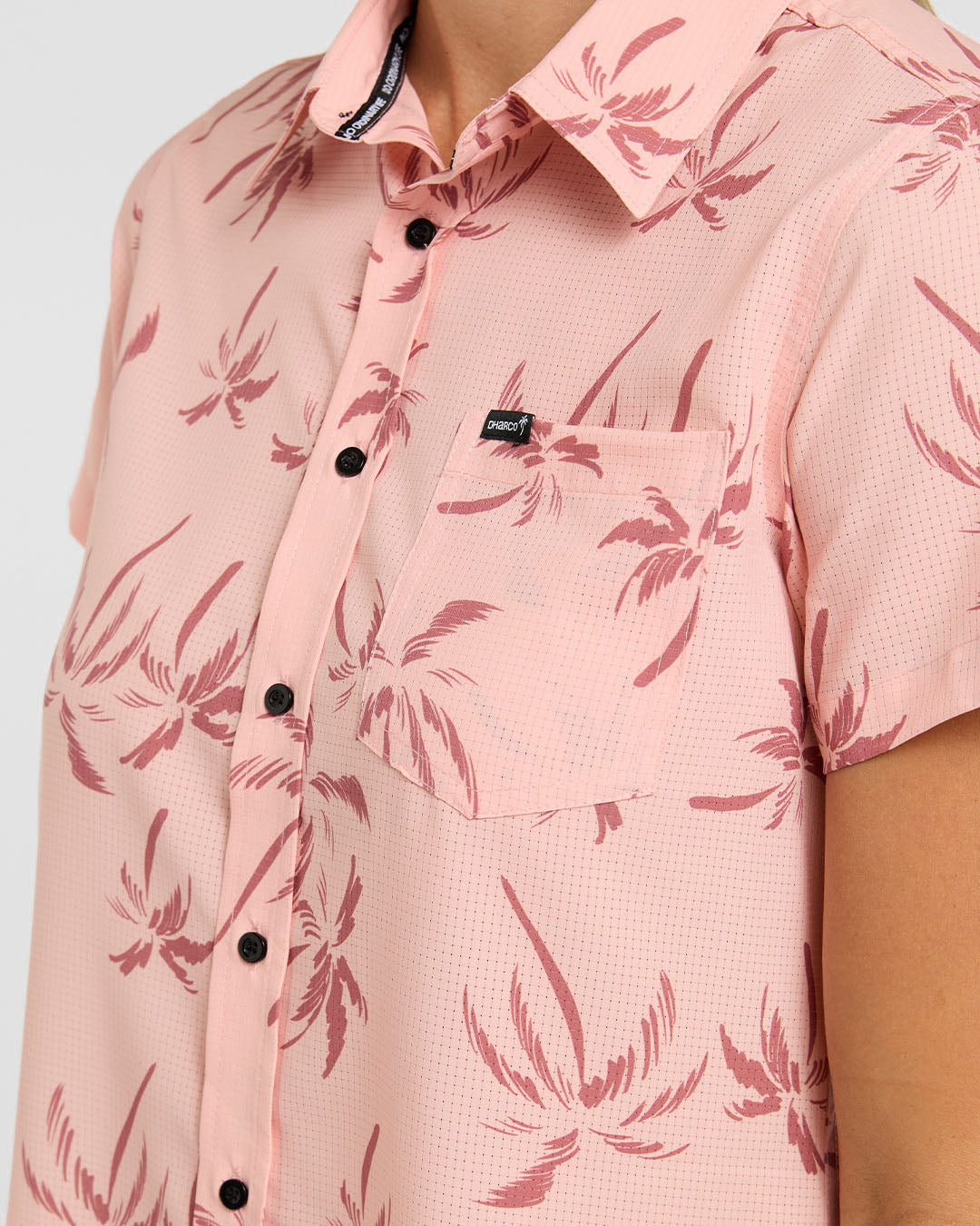 Camisa de fiesta tecnológica para mujer | Pink Palm