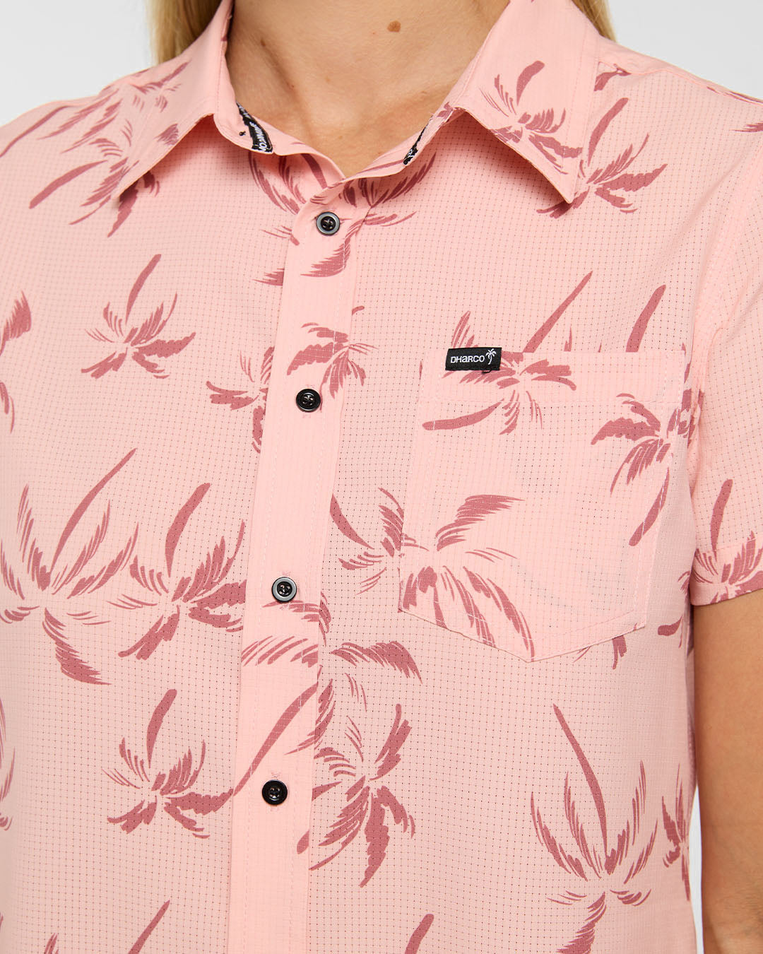 Camisa de fiesta tecnológica para mujer | Pink Palm