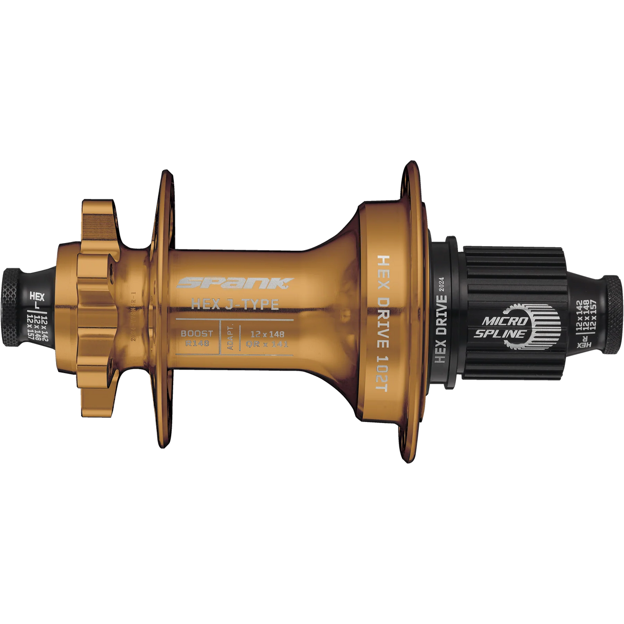 Maza trasera SPANK HEX J-TYPE Boost R148 Microspline Hub