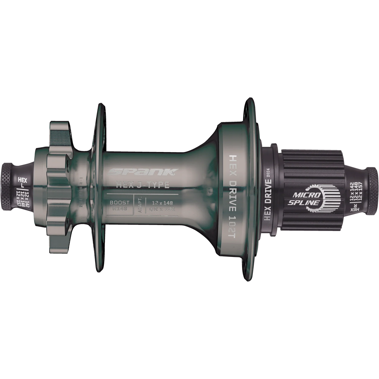 Maza trasera SPANK HEX J-TYPE Boost R148 Microspline Hub