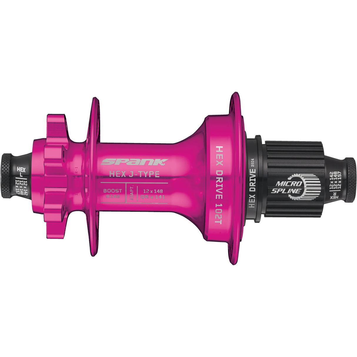 Maza trasera SPANK HEX J-TYPE Boost R148 Microspline Hub