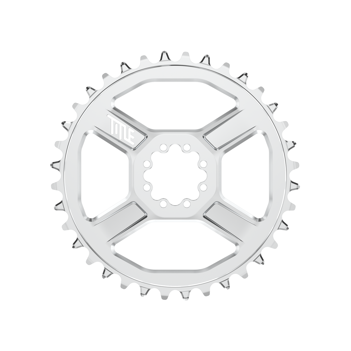 Plato Title CR1 8-Bolt de aluminio 7075 T6