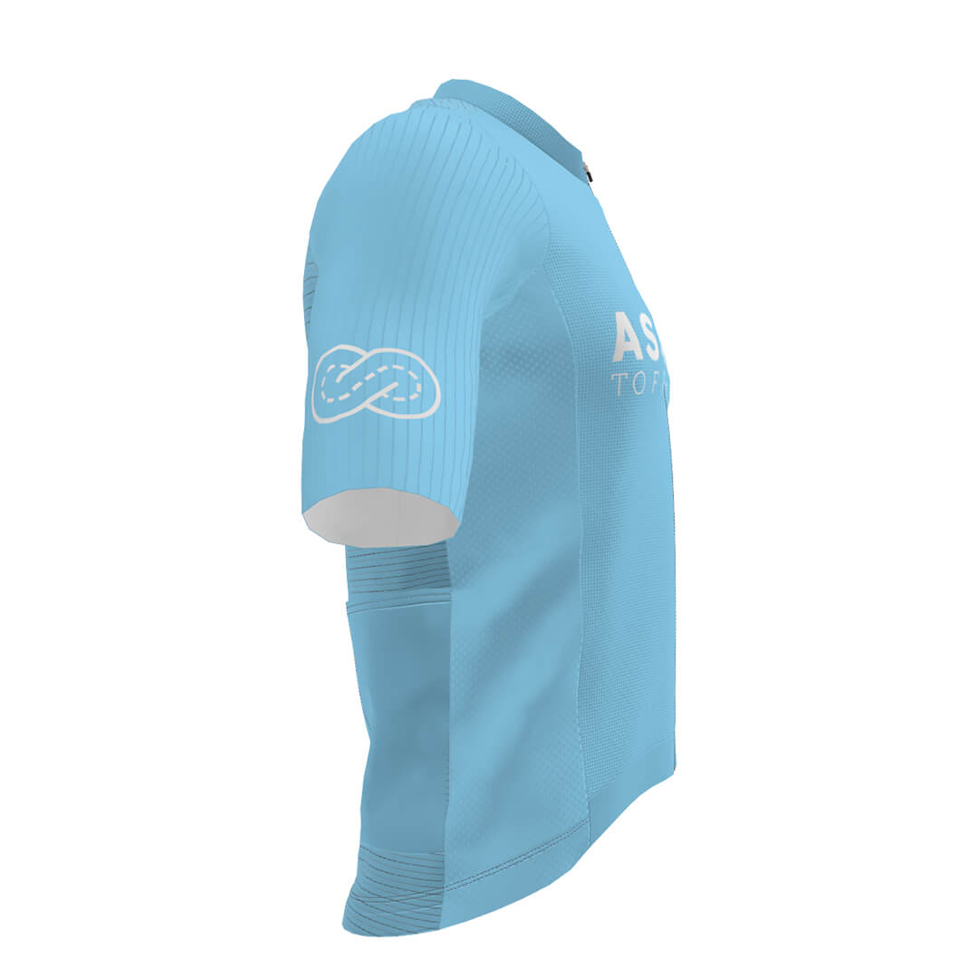 Maillot Manga Corta Slopline Piuma Assault to Freedom - Celeste