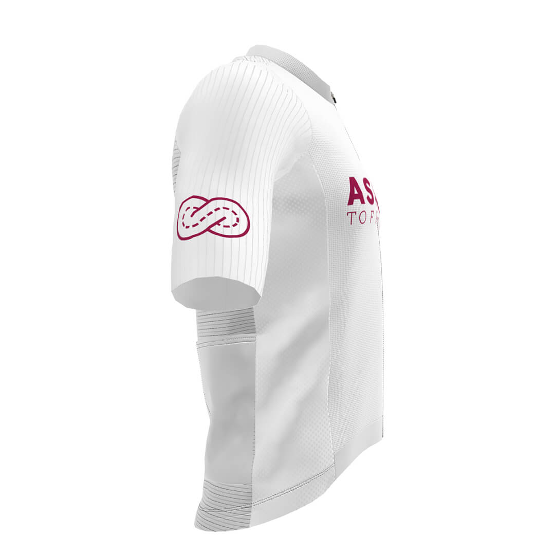 Maillot Manga Corta Slopline Piuma Assault to Freedom - Blanco Cereza