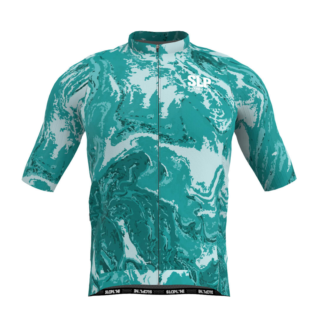 Maillot Manga Corta Slopline Piuma - Twister Verde