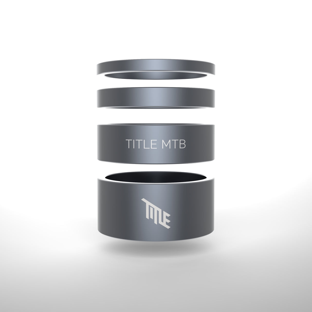 Kit espaciador de dirección aluminio TITLE