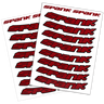 Kit DE CALCOMANÍAS PARA LLANTAS SPANK