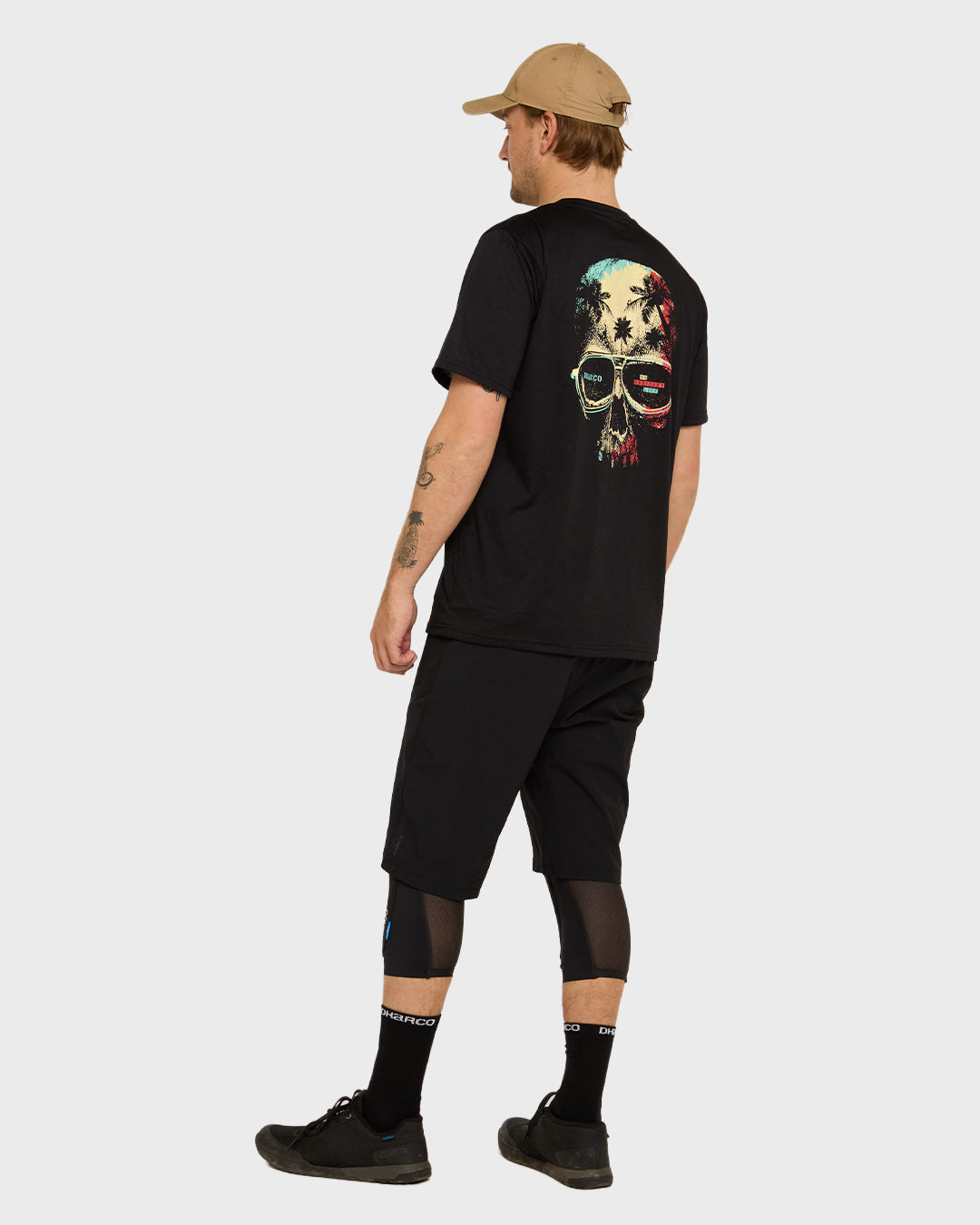 Pantalones cortos de trail para hombre | Negro