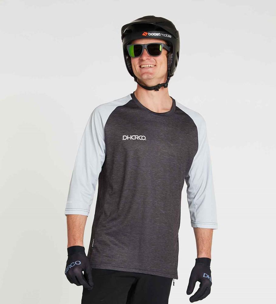 Mens 3/4 Sleeve Jersey | Silver Star