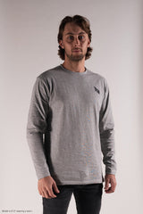 Polera manga larga TITLE - Gris