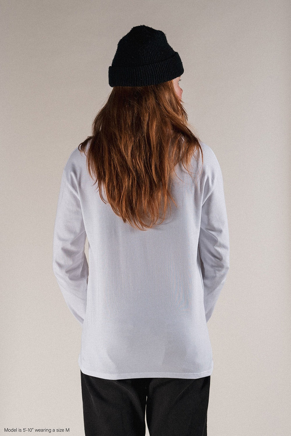 Polera manga larga TITLE - Blanca