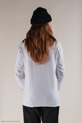 Polera manga larga TITLE - Blanca