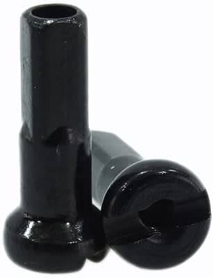 NIPPLE PILLAR BRONCE 14G X 12MM NEGRO