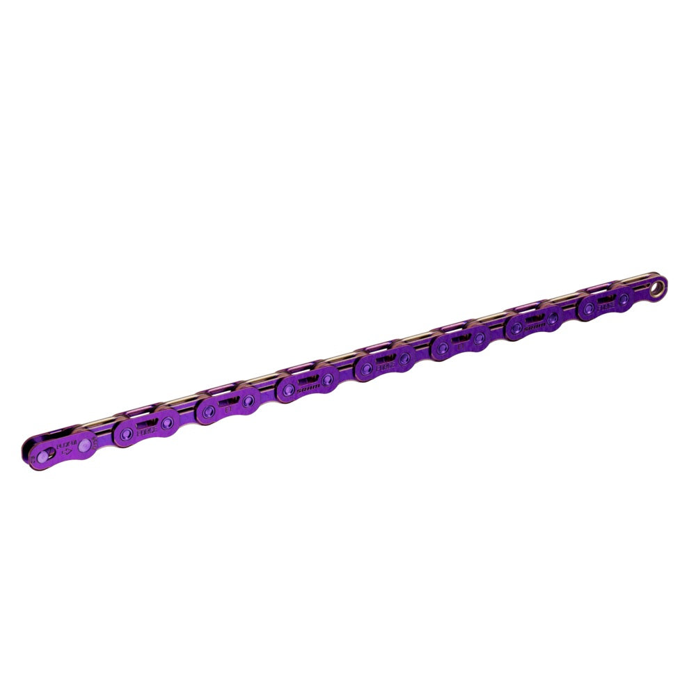 Cadena SRAM Force AXS Flattop E1 12/13V 126 Links Púrpura