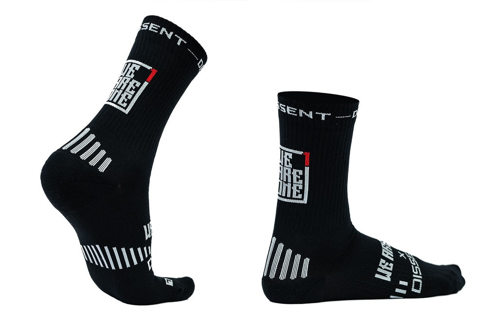 We are One WR1 X DISSENT Performance Socks