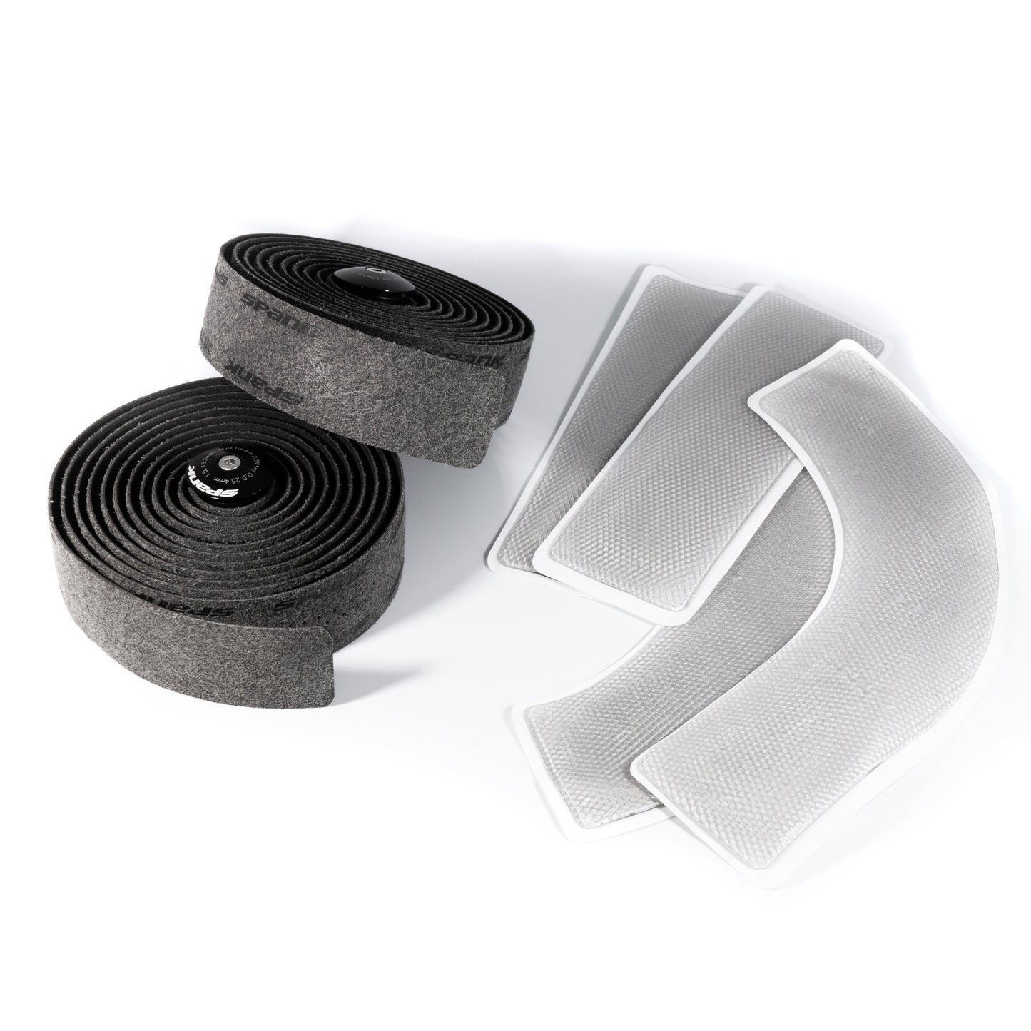 Cinta de Manillar con gel para Gravel SPANK Flare Gravel Drop Bar Tape Gel Pads & Plugs Kit