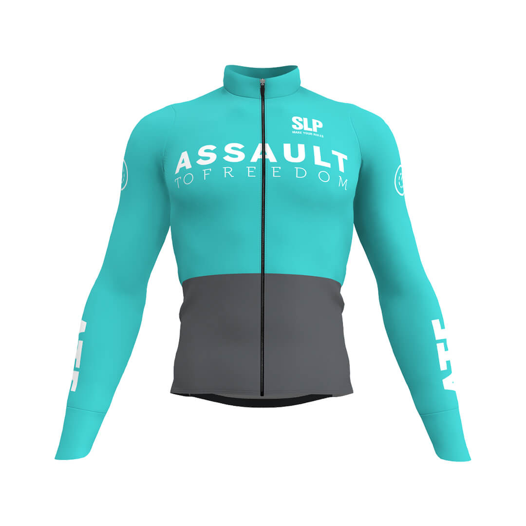Maillot Manga Larga Slopline La Colma Assault to Freedom - Flag Gris