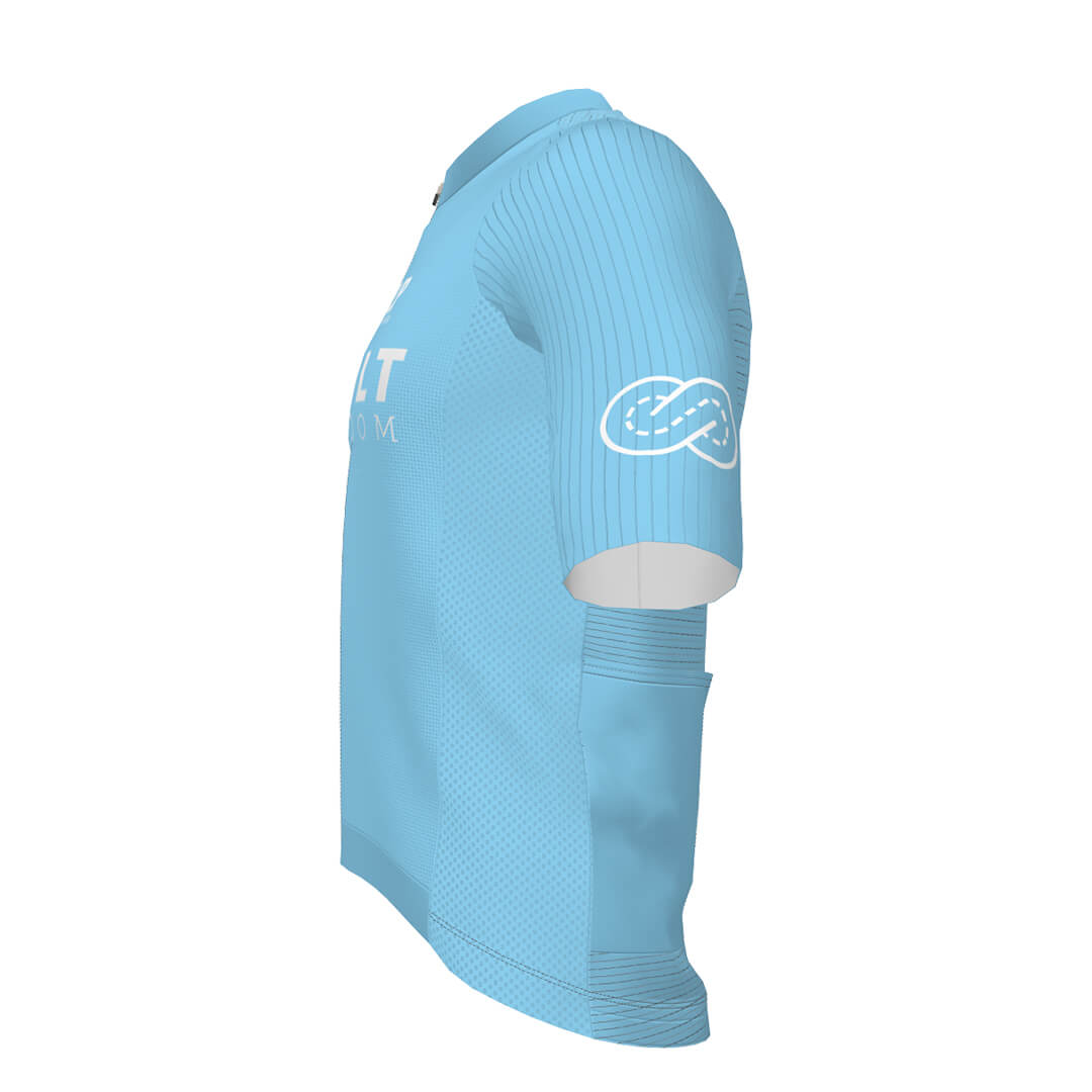Maillot Manga Corta Slopline Piuma Assault to Freedom - Celeste