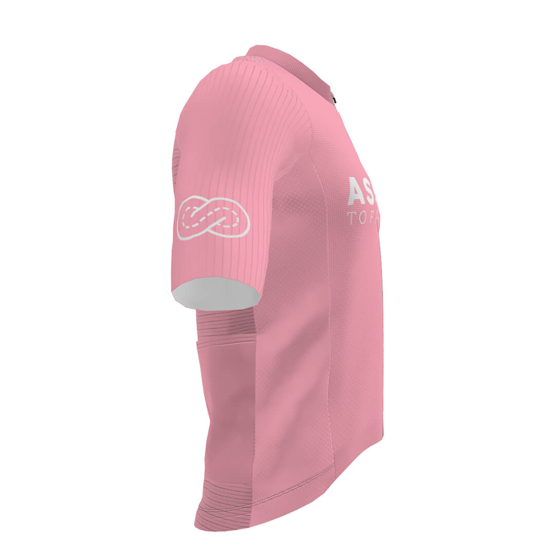 Maillot Manga Corta Slopline Piuma Assault to Freedom - Rosado