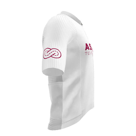 Maillot Manga Corta Slopline Piuma Assault to Freedom - Blanco Cereza
