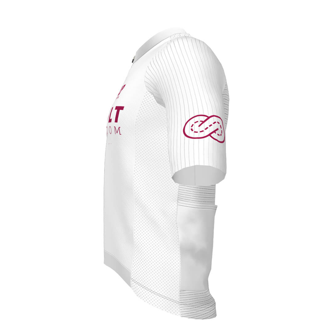 Maillot Manga Corta Slopline Piuma Assault to Freedom - Blanco Cereza