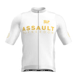 Maillot Manga Corta Slopline Piuma Assault to Freedom - Blanco Amarillo