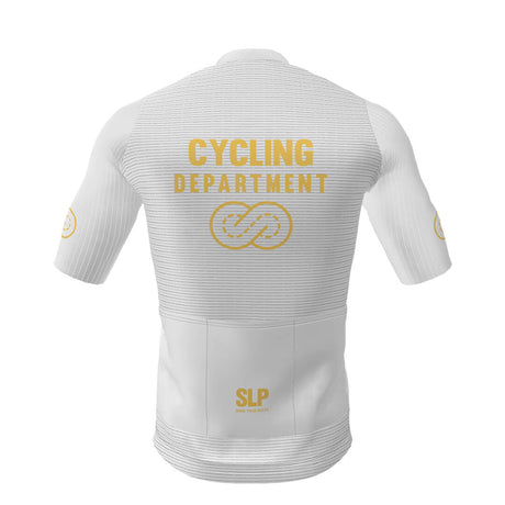 Maillot Manga Corta Slopline Piuma Assault to Freedom - Blanco Amarillo