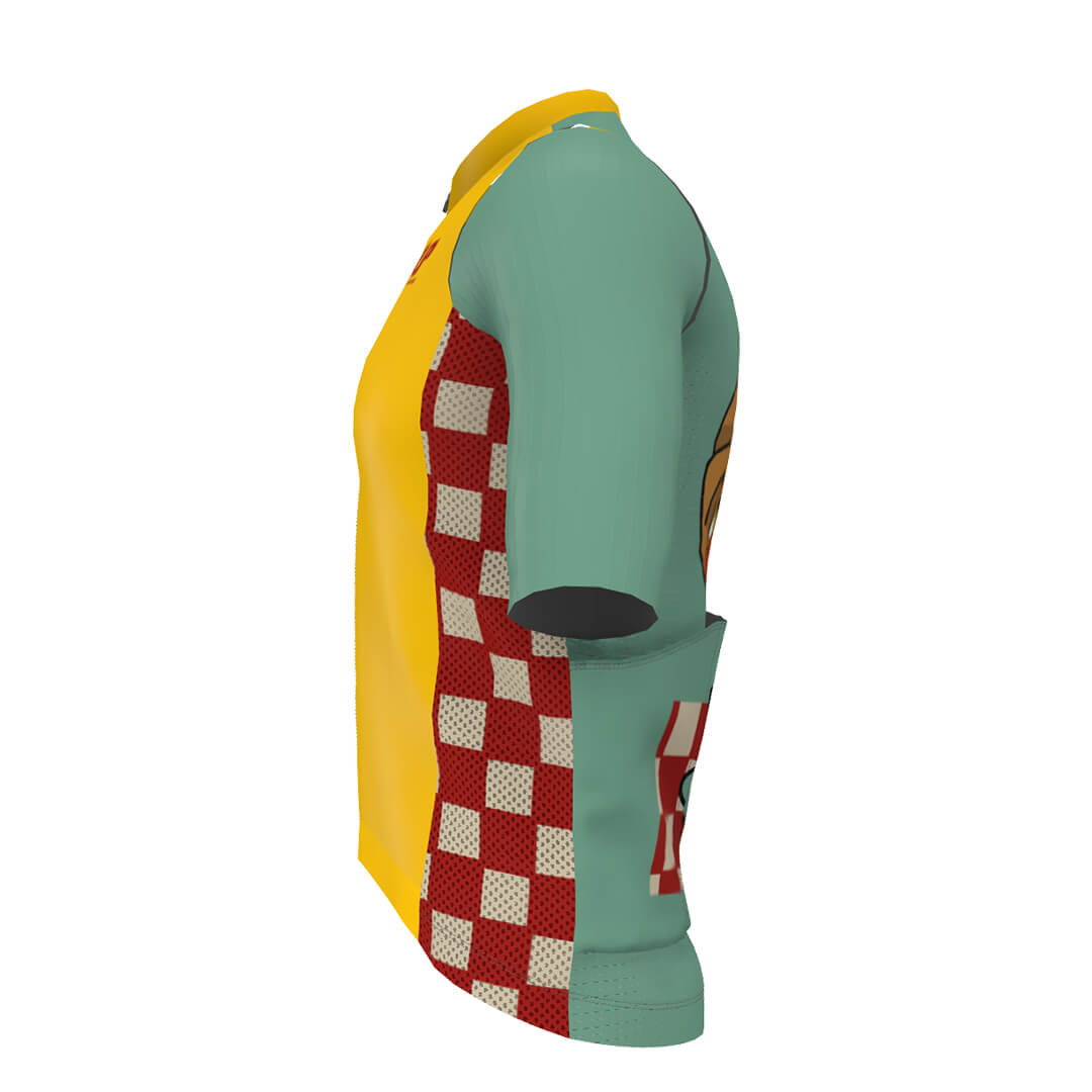 Maillot Manga Corta Slopline Piuma - Vinil Breakfast Crew