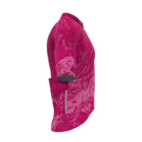 Maillot Manga Corta Slopline Piuma - Twister Magenta