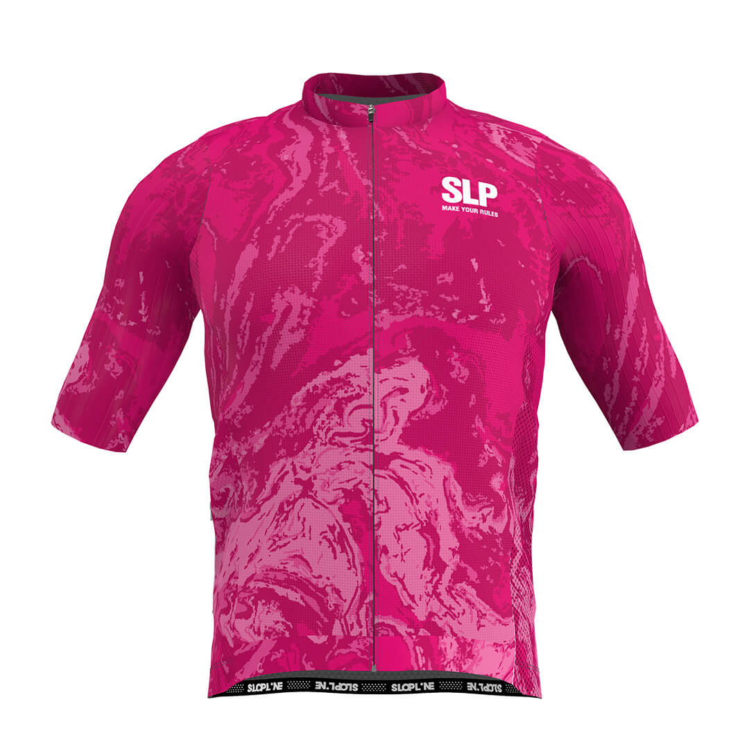 Maillot Manga Corta Slopline Piuma - Twister Magenta