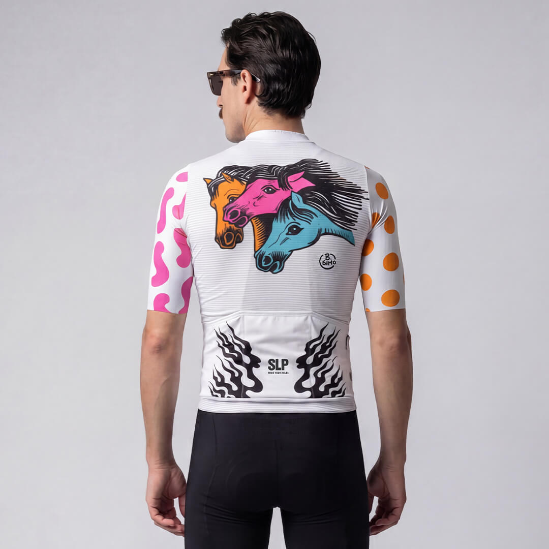 Maillot Manga Corta Slopline Piuma - B.Simo Cavalli di Fuoco