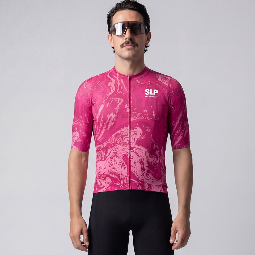 Maillot Manga Corta Slopline Piuma - Twister Magenta