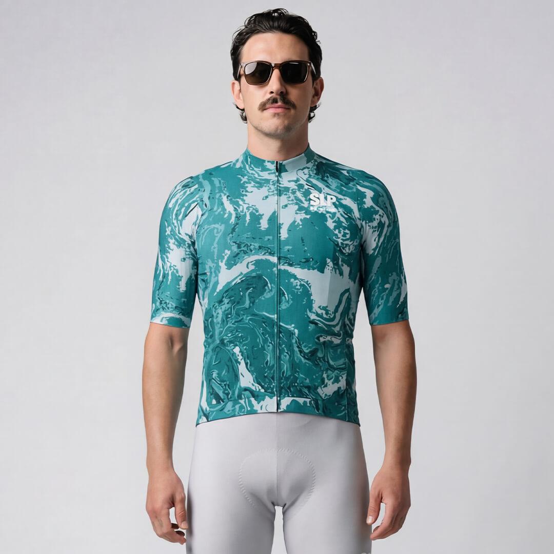Maillot Manga Corta Slopline Piuma - Twister Verde
