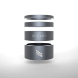Kit espaciador de dirección  aluminio TITLE