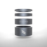 Kit espaciador de dirección  aluminio TITLE